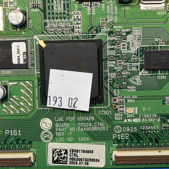 Lg Plasma Board EAX60966001 EBR61784801 Rev: F Logic Board